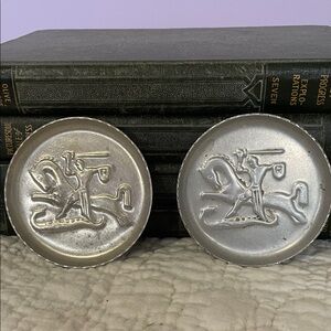 Aluminum St. George and dragon   Coasters